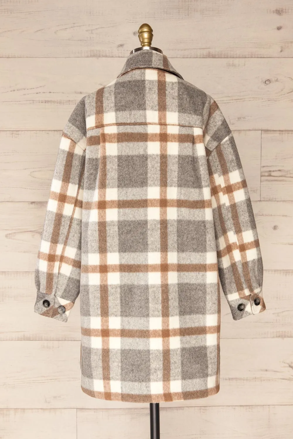 Pietrapaolo | Oversized Plaid Shirt Jacket