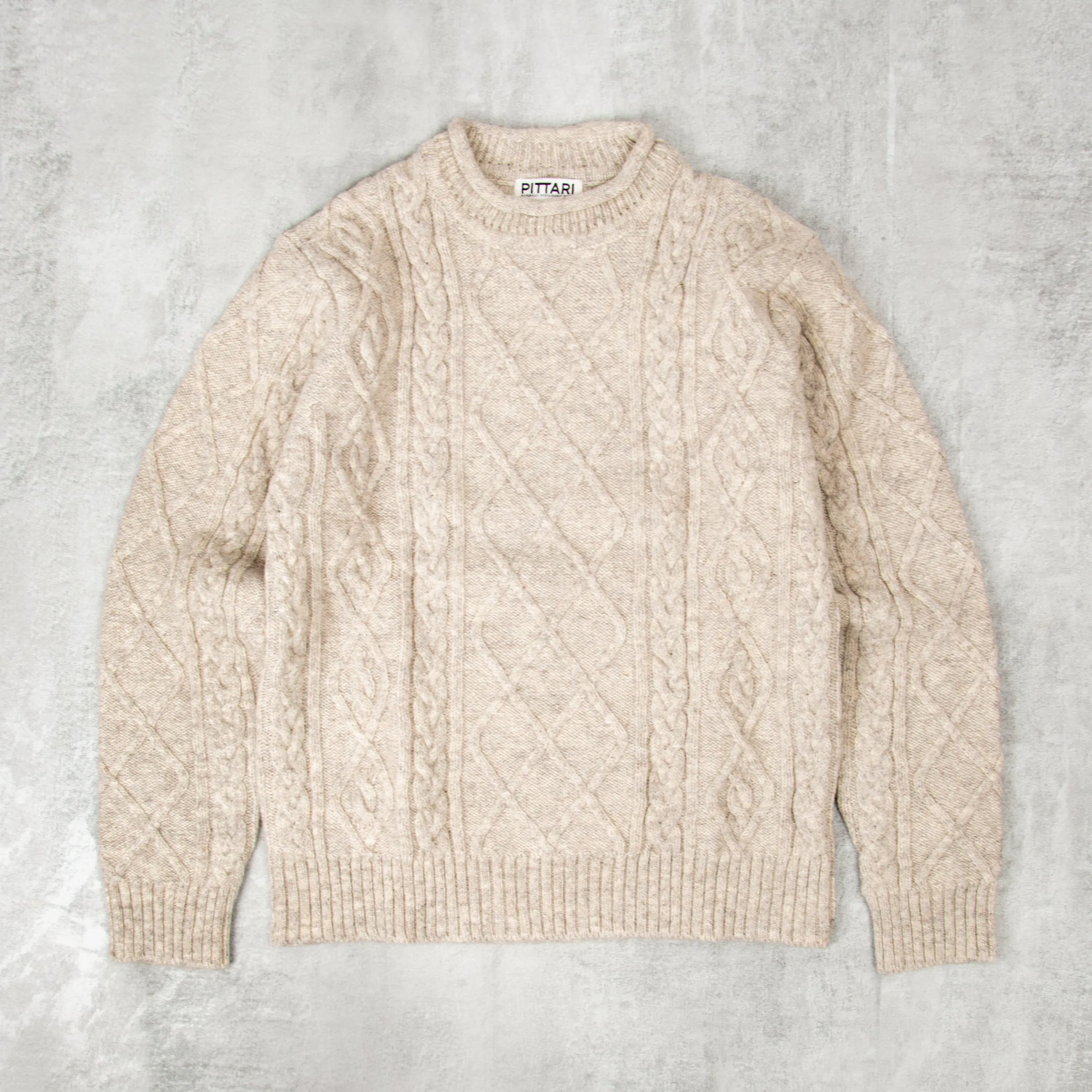 Pittari Spean Cable Knit Wool Sweater - Portland