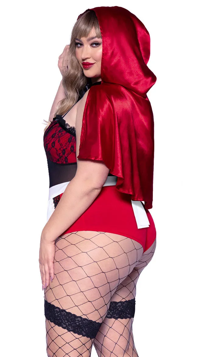 Plus Size Naughty Miss Red Costume