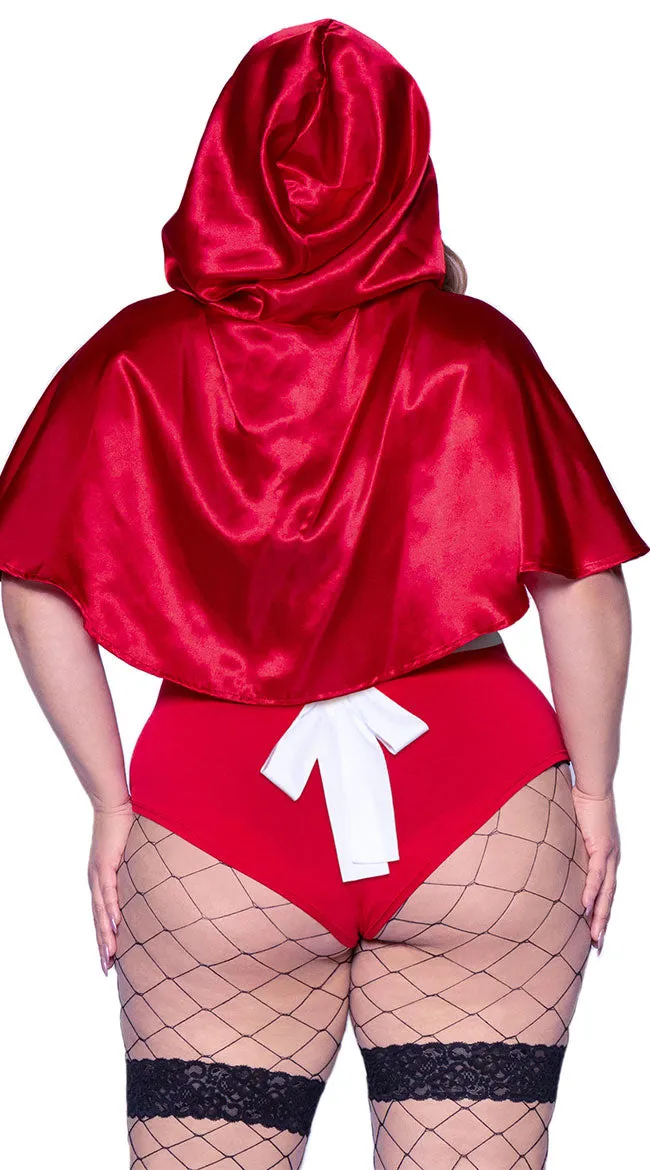 Plus Size Naughty Miss Red Costume