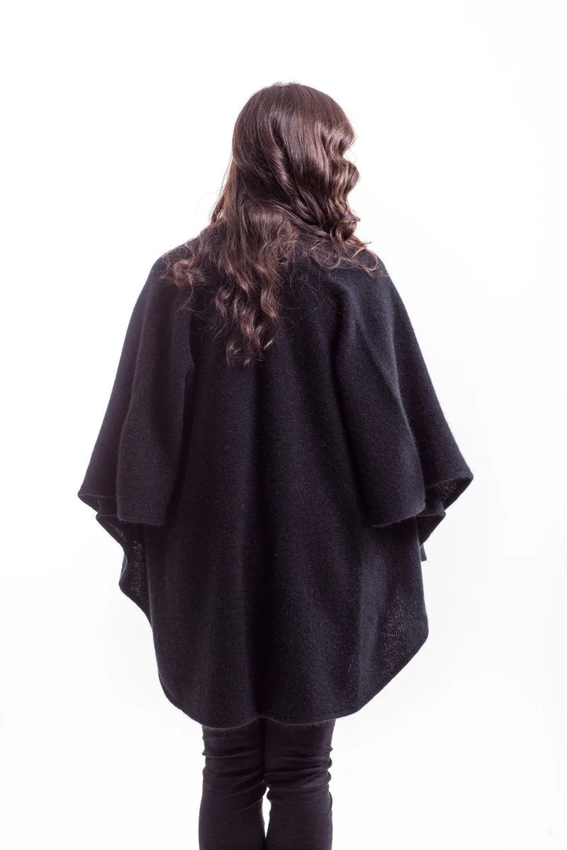 Possum Merino Ruffle Cape