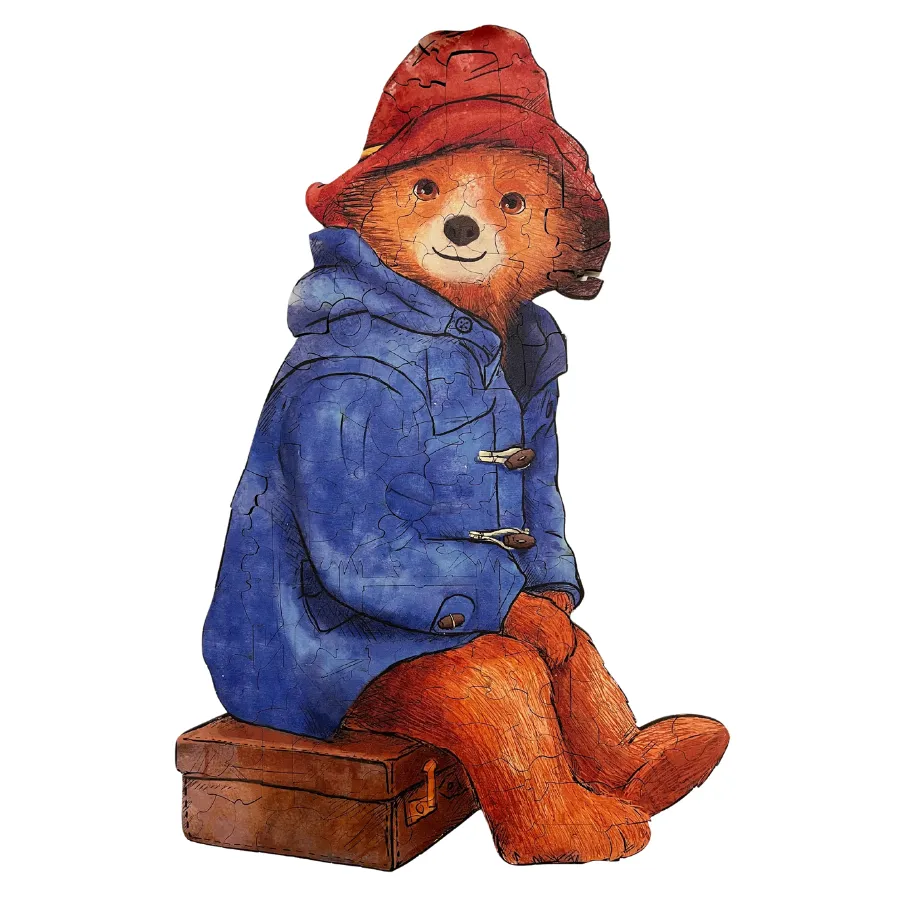 "Waiting With Paddington" A3 Wooden Puzzle