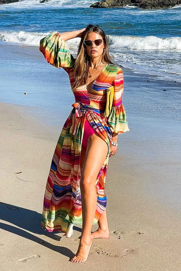 Rainbow Canyon Maxi Robe