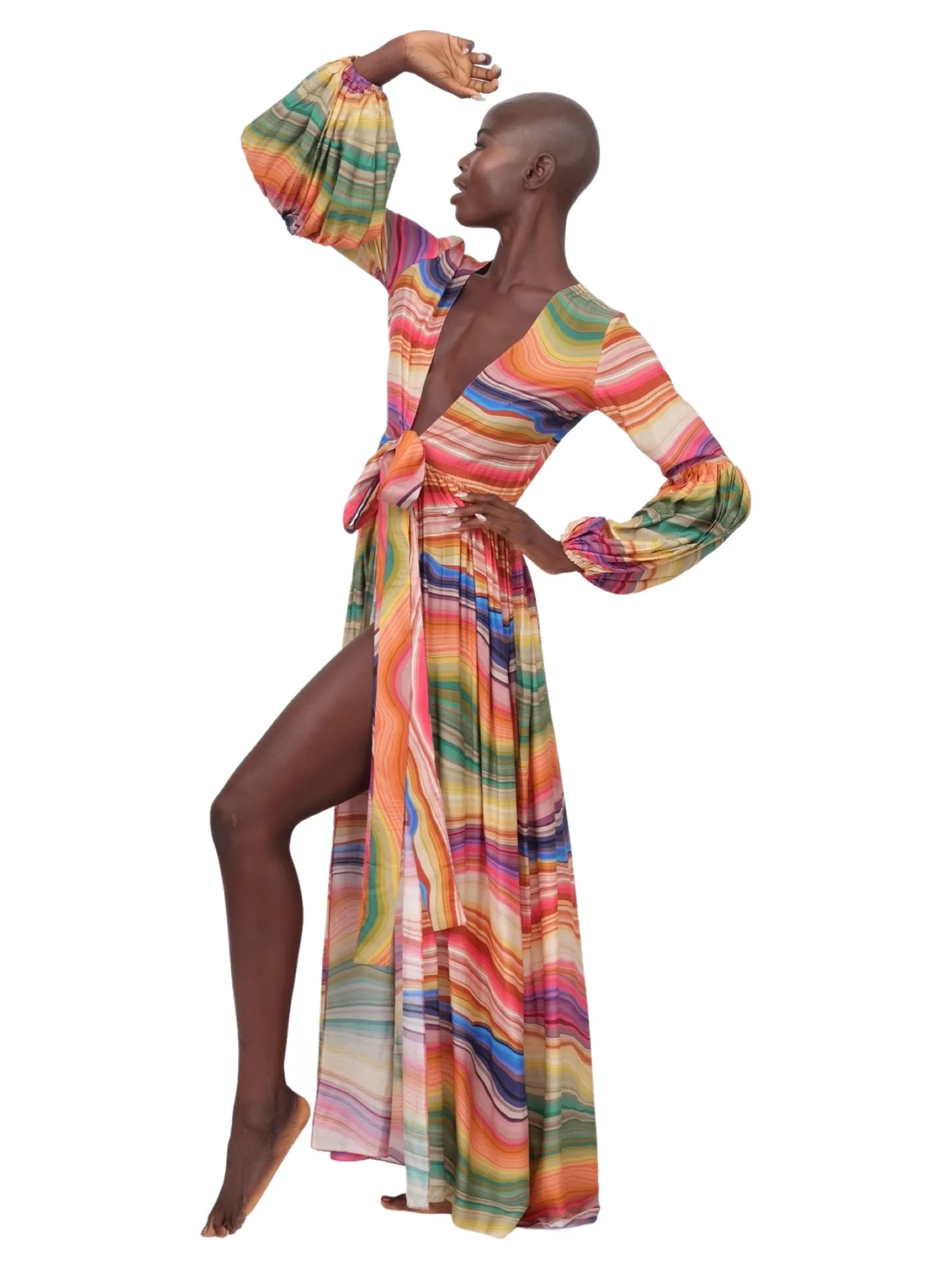 Rainbow Canyon Maxi Robe