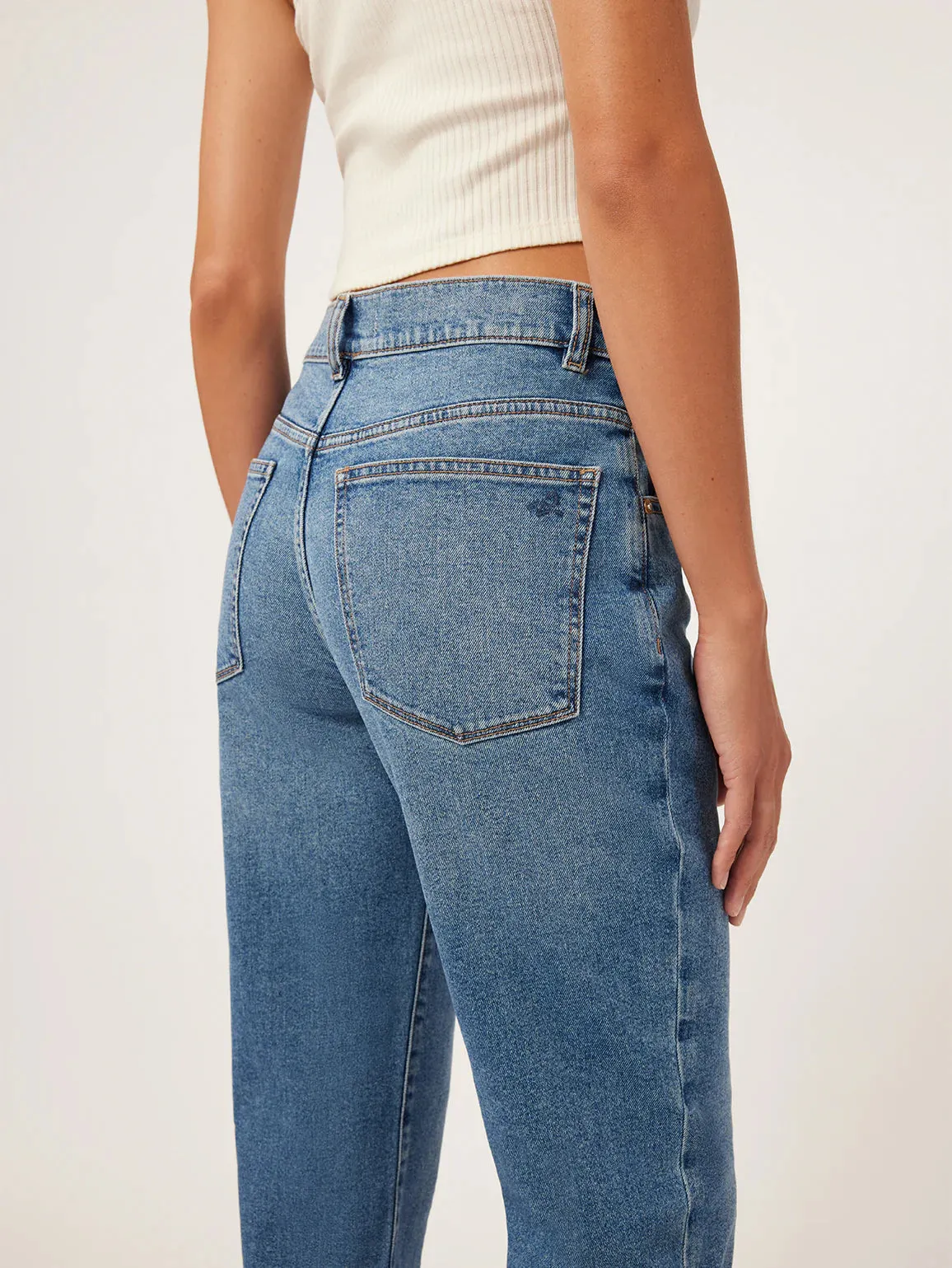 Riley Vintage Oasis Boyfriend Straight Jeans