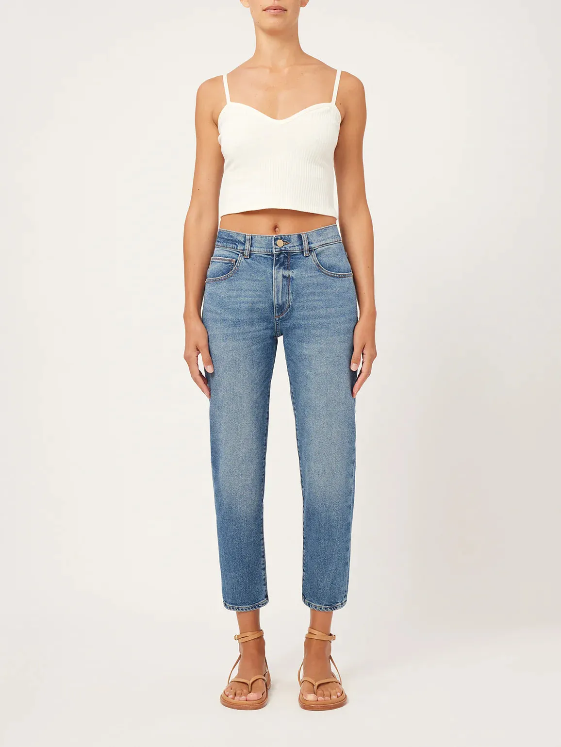 Riley Vintage Oasis Boyfriend Straight Jeans