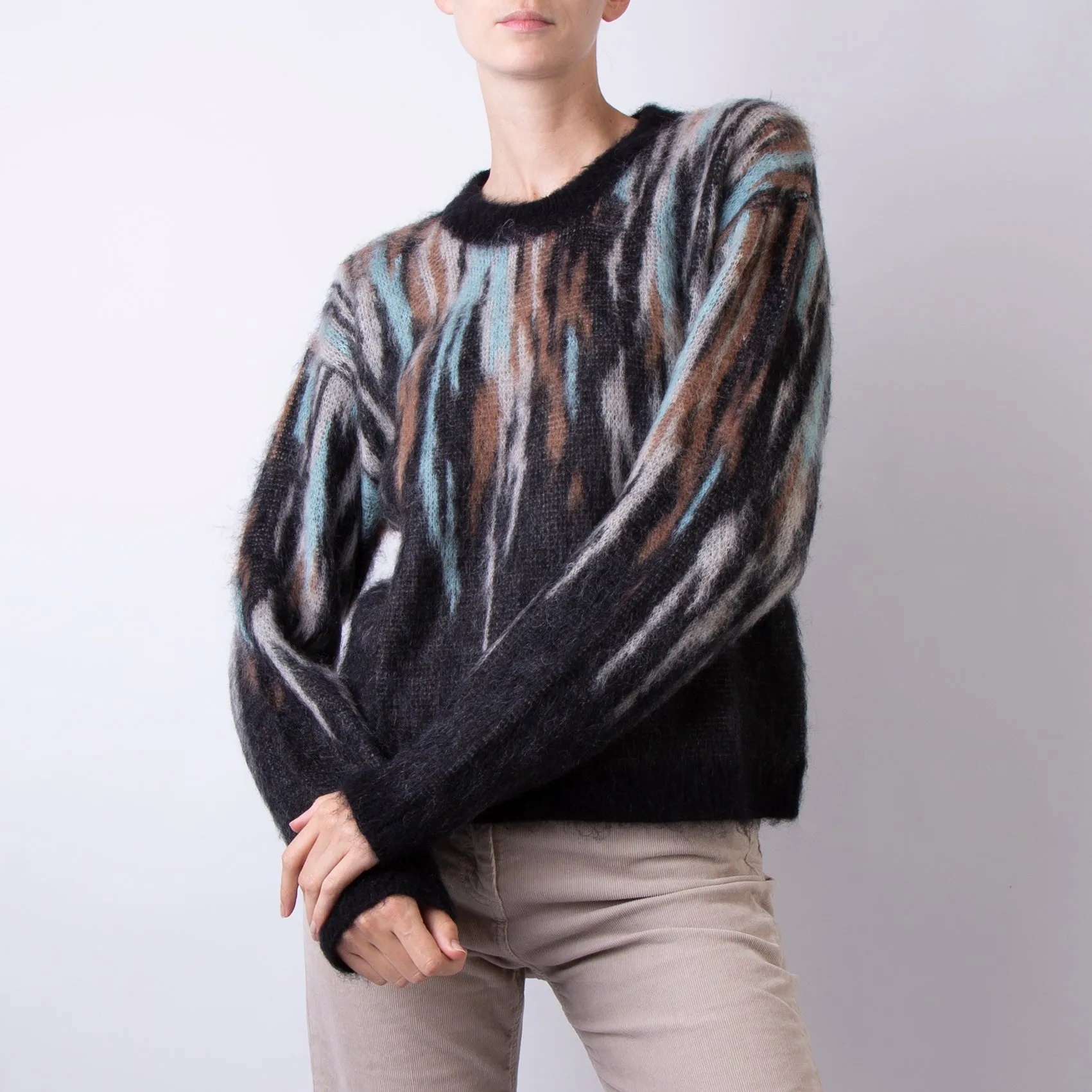 ROBERTO COLLINA SWEATER A28001 09 BLACK