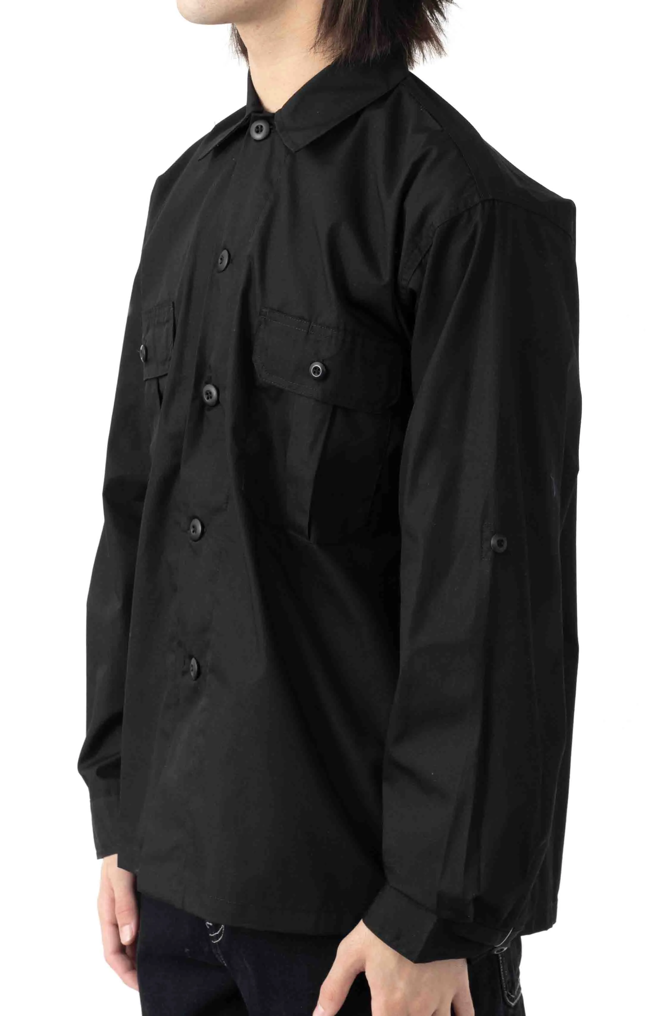 Rothco Tactical Lightweight Button-Up Shirt - Black