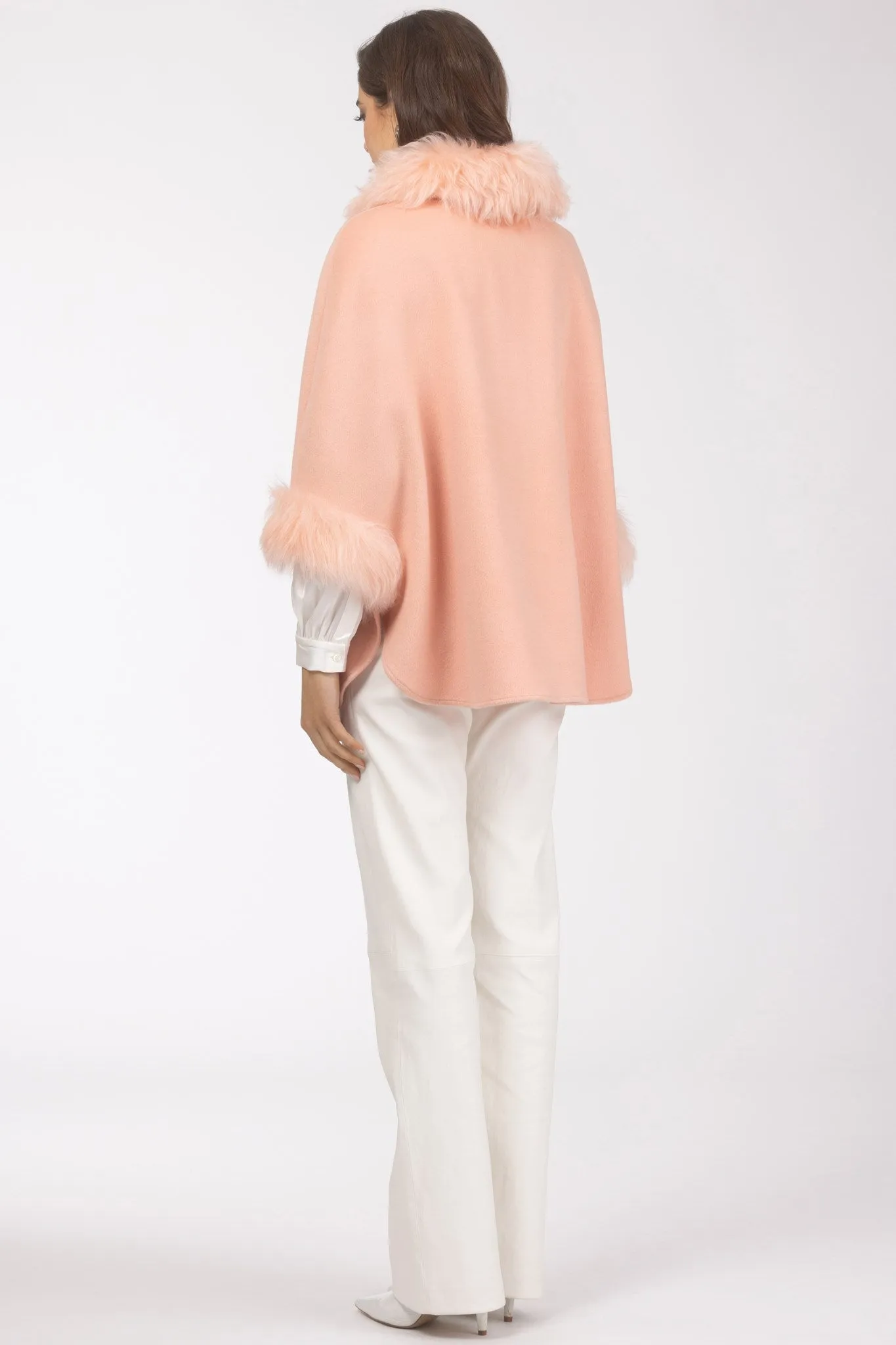 Select Wool Cape with Select Lamb Collar and Cuffs