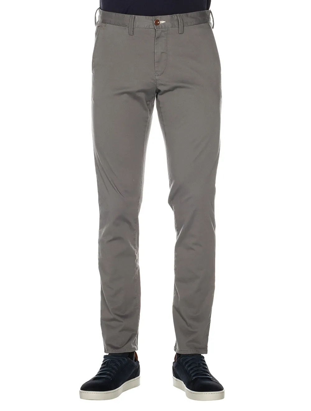 Slim Fit Twill Chinos Graphite