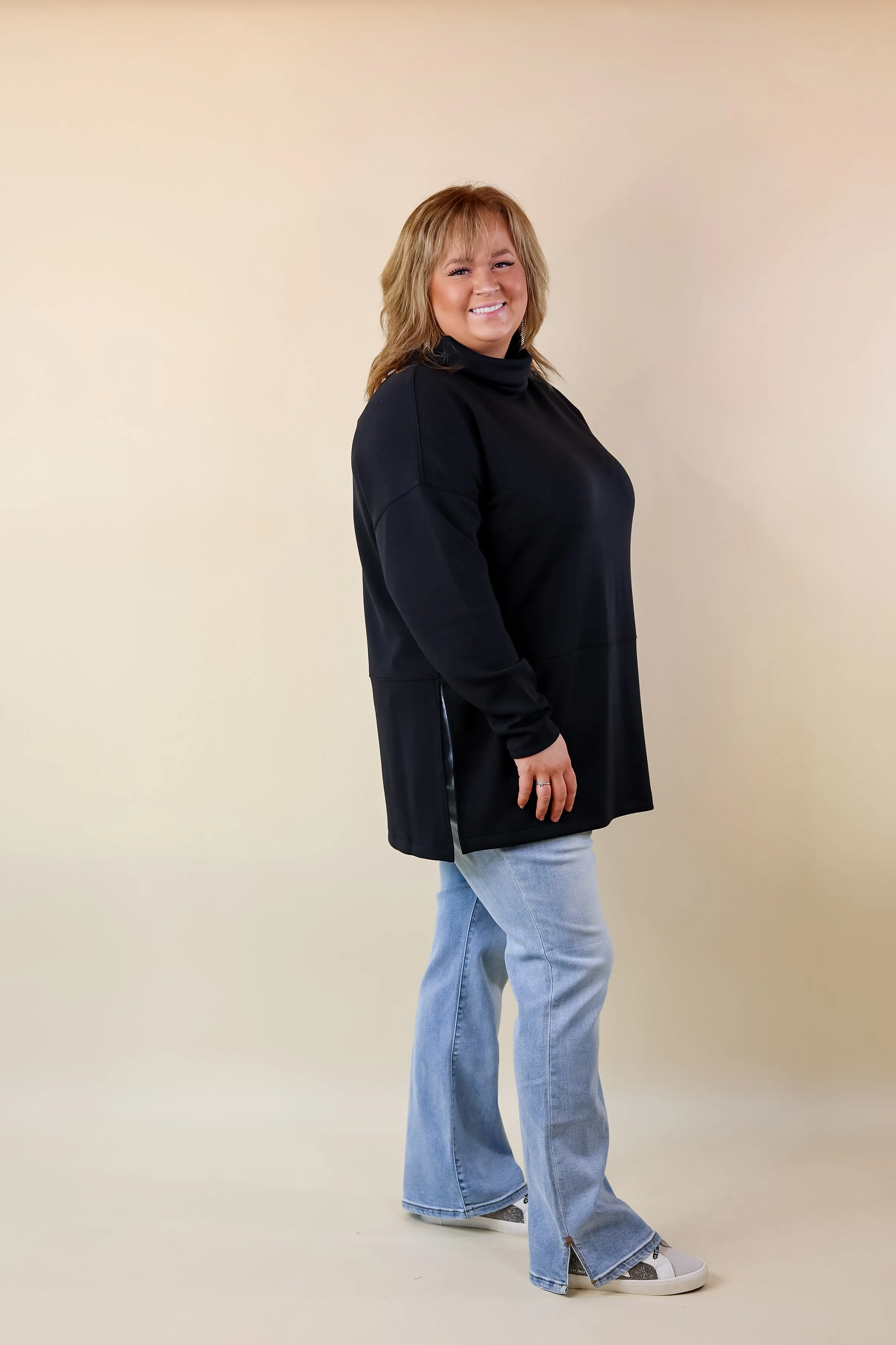 SPANX | AirEssentials Turtleneck Tunic in Black