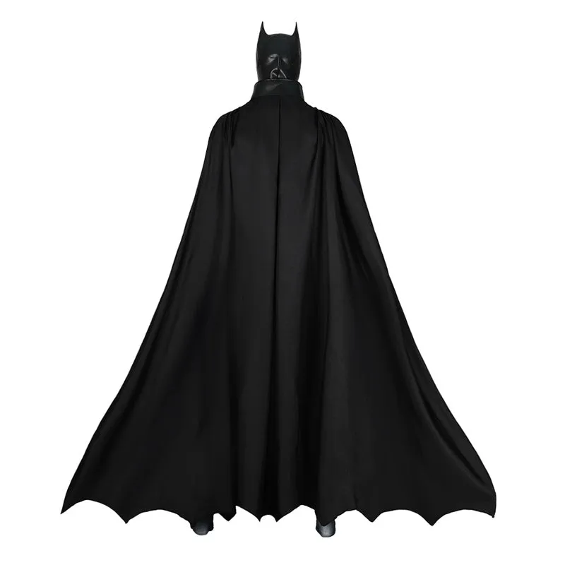 The Batman 2022 Suit Superhero Batman Bruce Wayne Cosplay Costume Jumpsuit Cape Mask