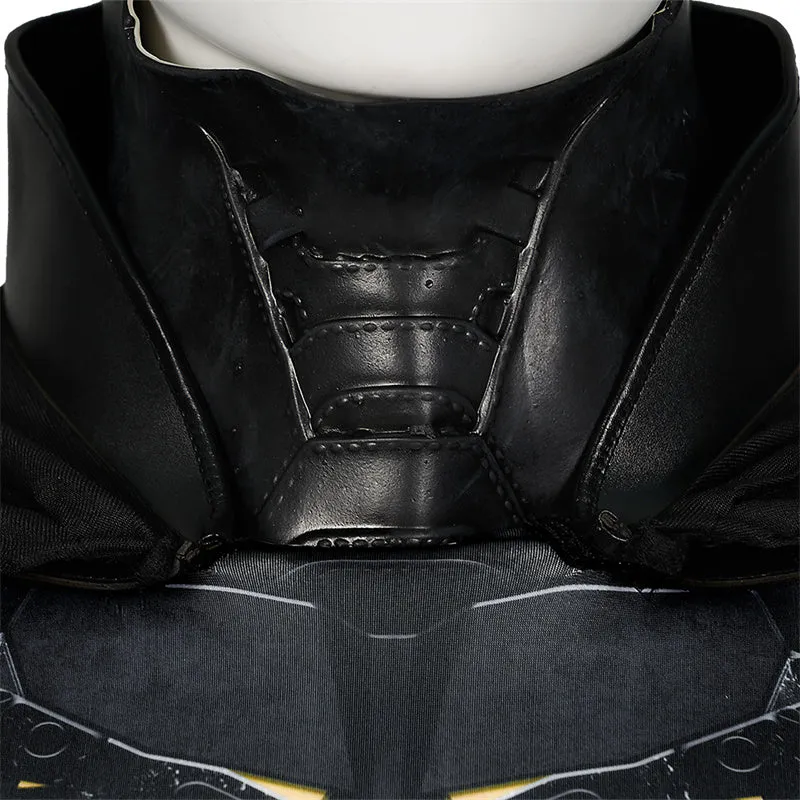 The Batman 2022 Suit Superhero Batman Bruce Wayne Cosplay Costume Jumpsuit Cape Mask