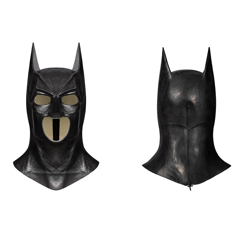 The Flash Batman Cosplay Costume Superhero Bruce Wayne Jumpsuit Cape Mask Halloween Suit