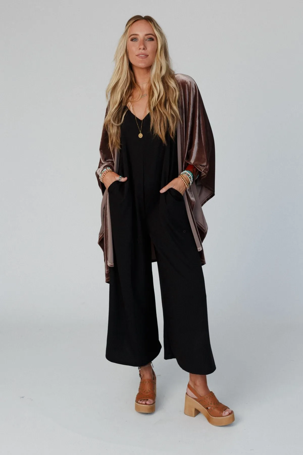 The Nest Oasis Wide Leg Jumpsuit - Black