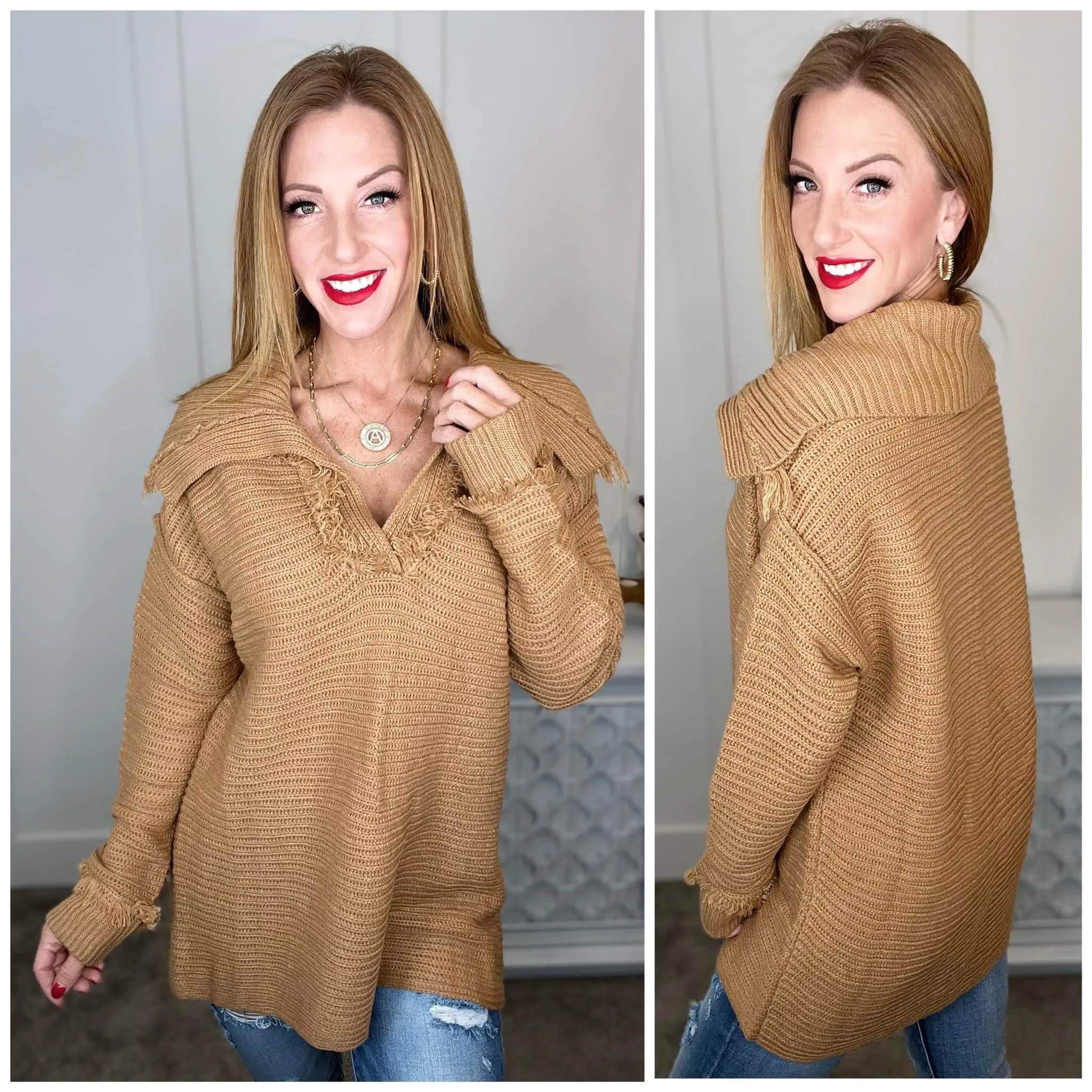 Travel Far & Wide Sweater in Taupe