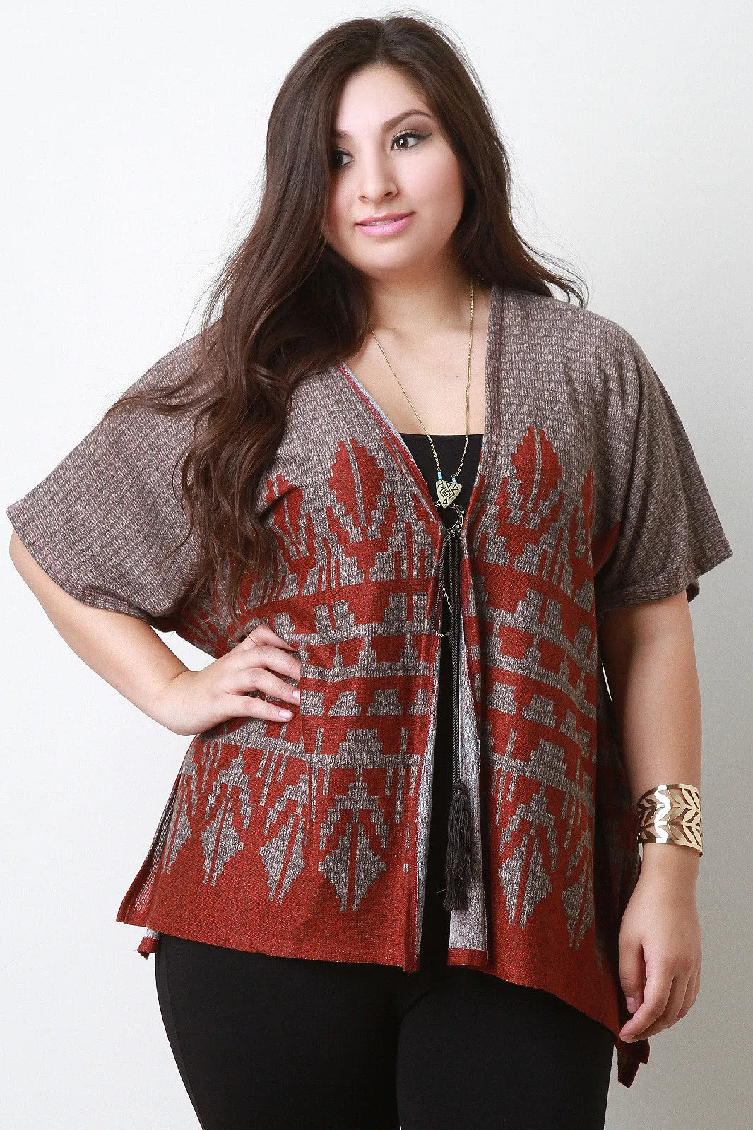 Tribal Tassel Tie Cape