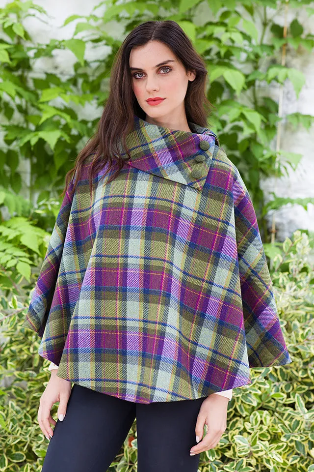 Tweed Poncho by Mucros Weavers
