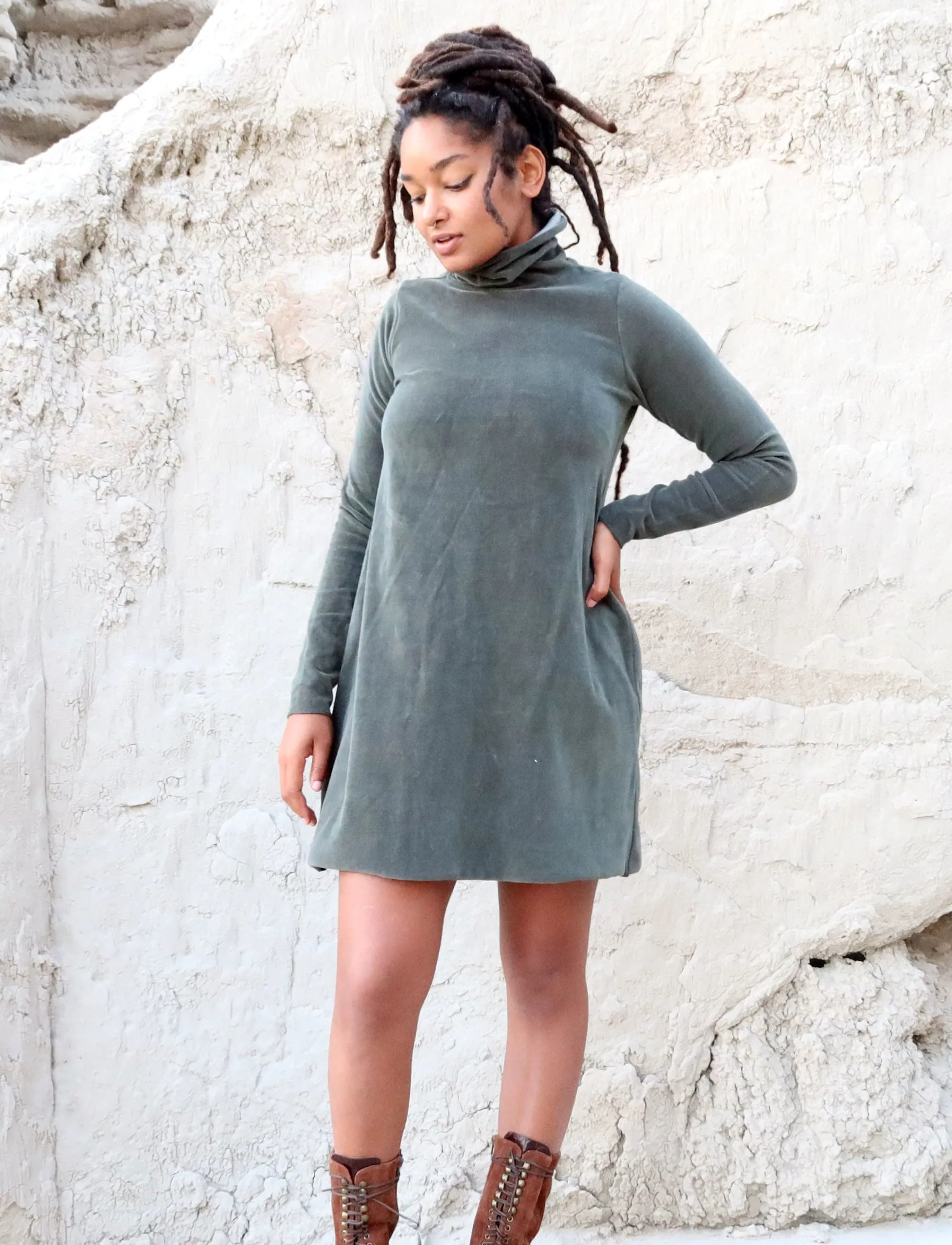 VELOUR Turtleneck Ojai Tunic