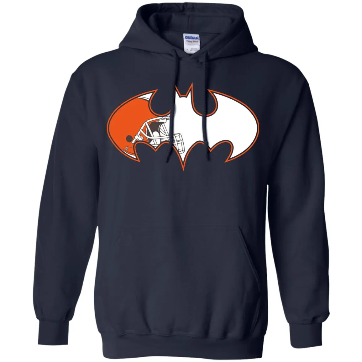 We Are The Cleveland Browns Batman Nfl Mashup Pullover Hoodie Sweatshirt