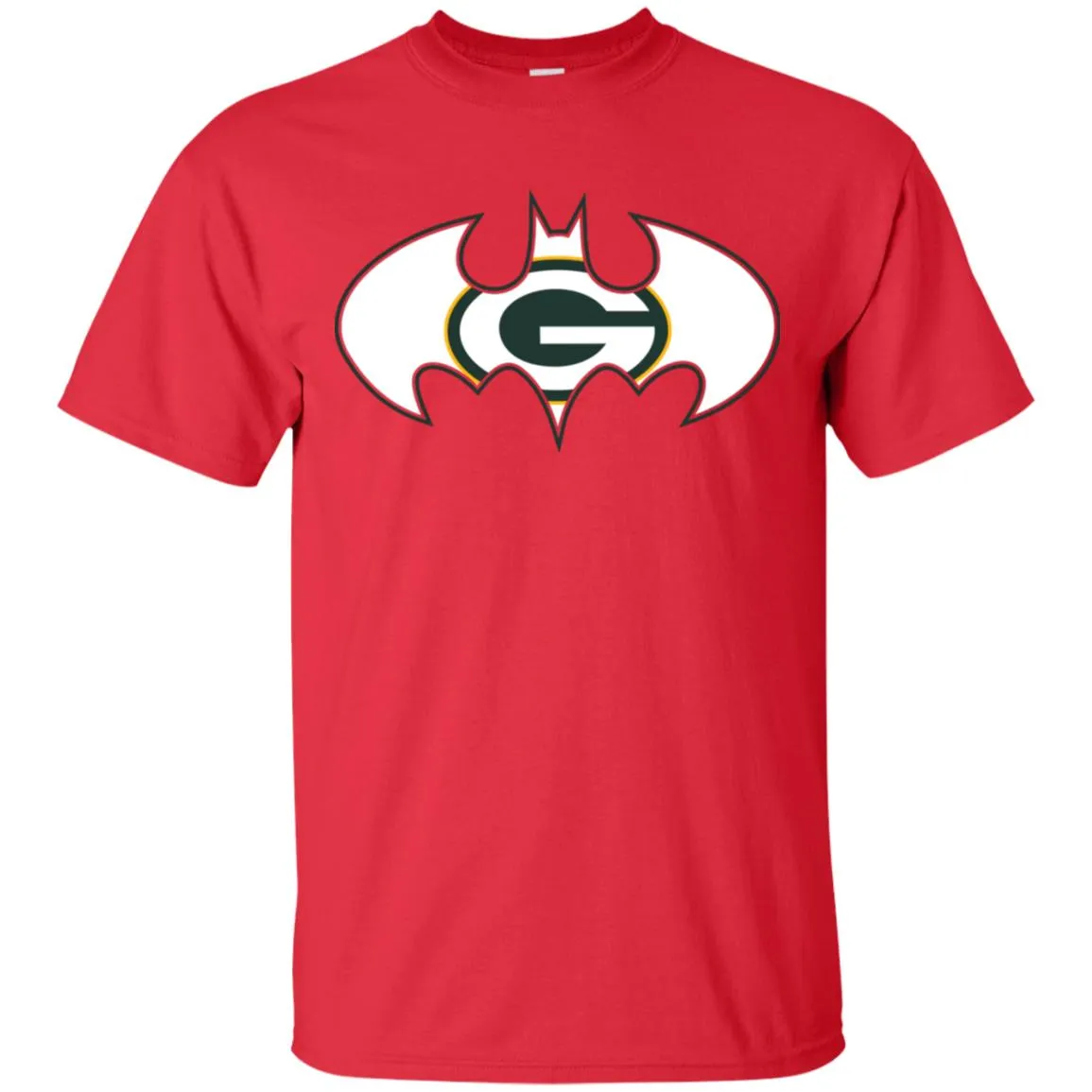 We Are The Green Bay Packers Batman Nfl Mashup Men Cotton T-Shirt