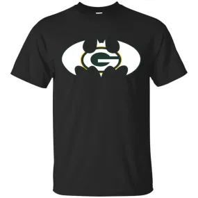 We Are The Green Bay Packers Batman Nfl Mashup Men Cotton T-Shirt