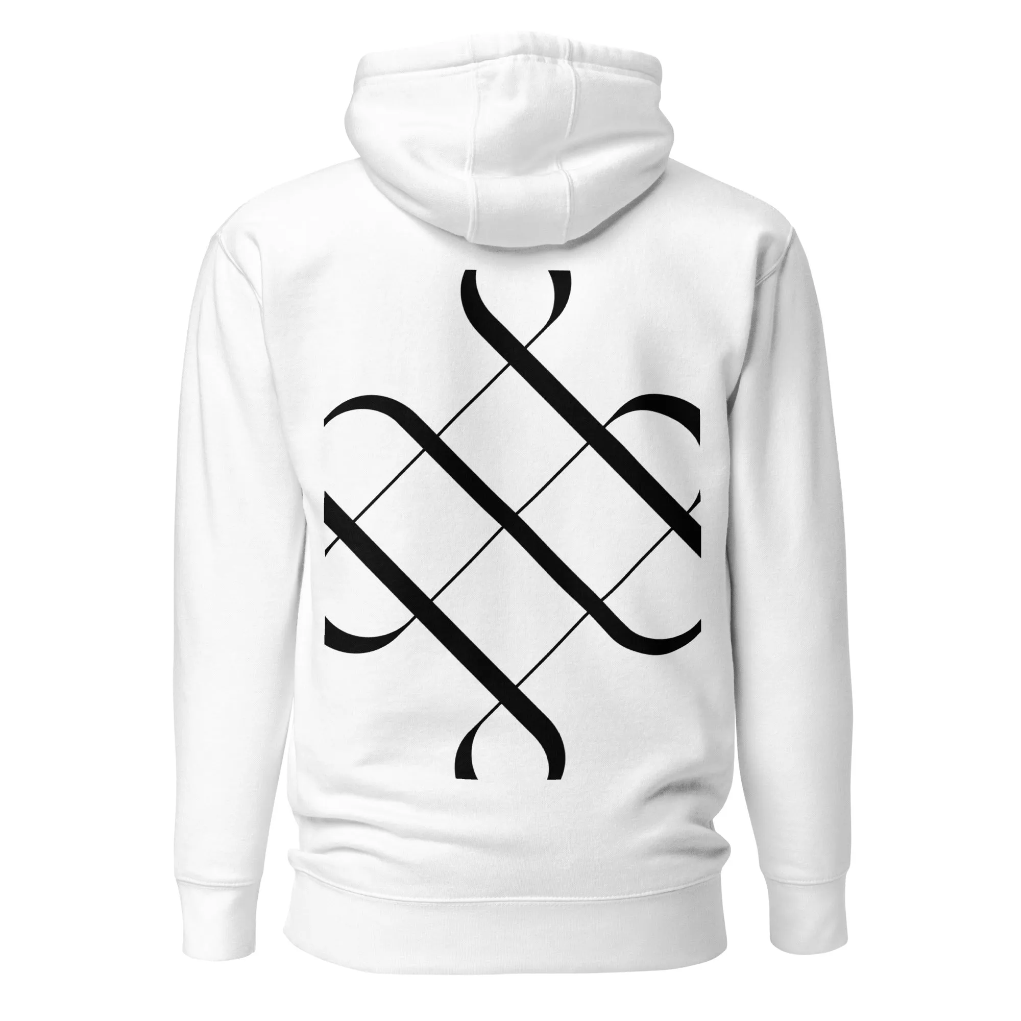 White Pisces Unisex Zodiac Poetry Hoodie