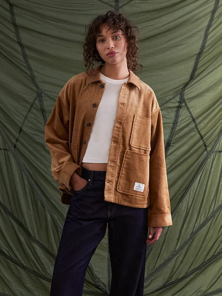 WOMEN'S CORDUROY CHORE COAT (SEASONAL)