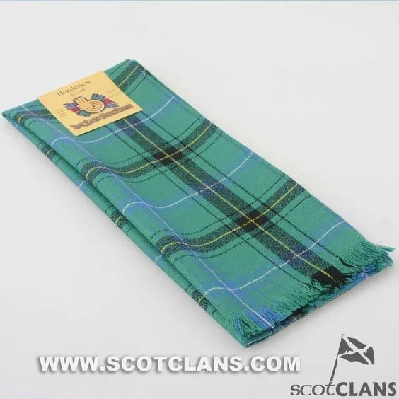 Wool Scarf in Henderson Ancient Tartan