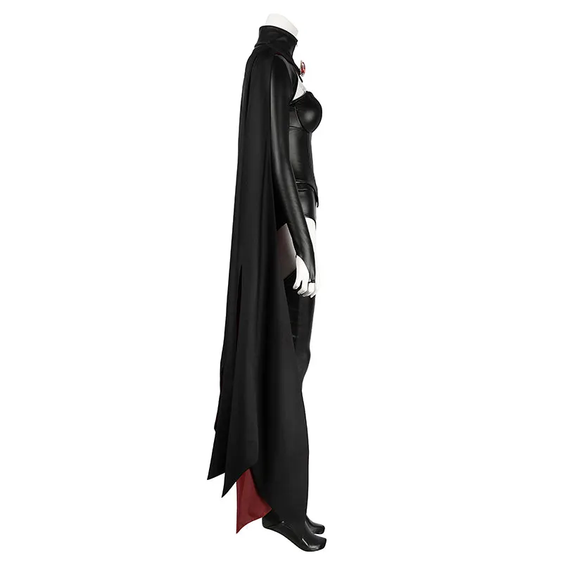 X-Men '97 Goblin Queen Cosplay Costumes Madelyne Pryor Black Bodysuit Cape Halloween Suit