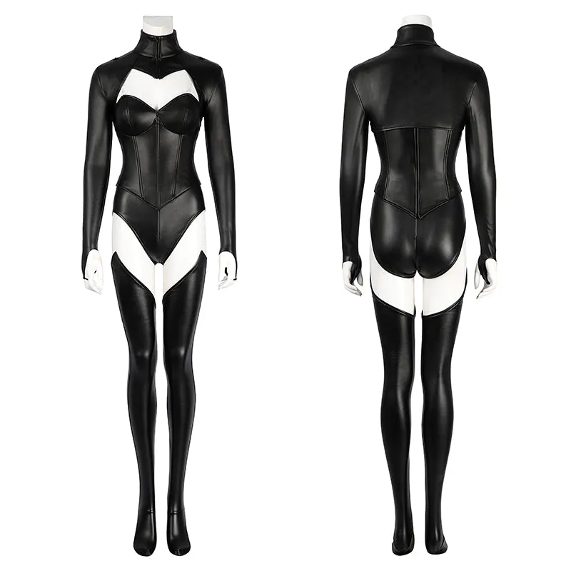 X-Men '97 Goblin Queen Cosplay Costumes Madelyne Pryor Black Bodysuit Cape Halloween Suit