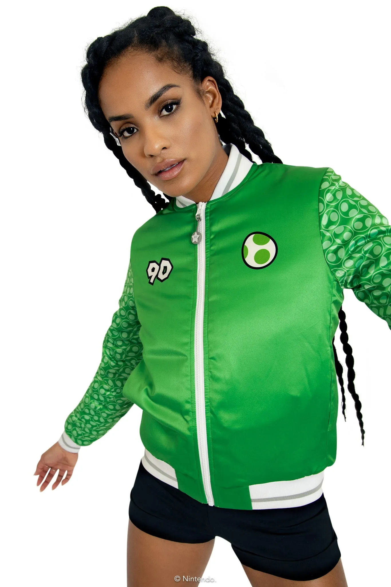 Yoshi Shiny Bomber Jacket