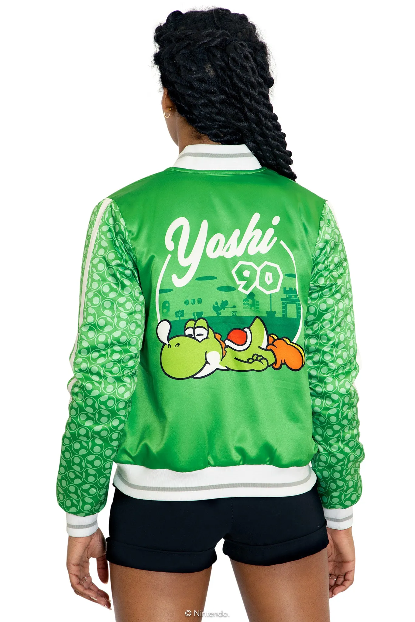 Yoshi Shiny Bomber Jacket