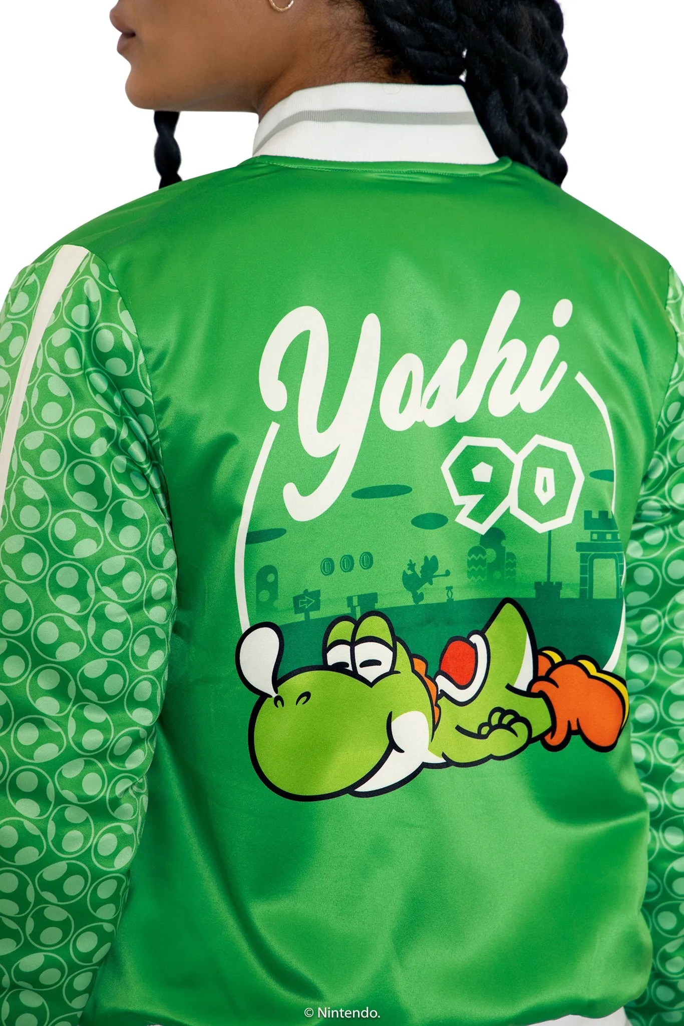 Yoshi Shiny Bomber Jacket