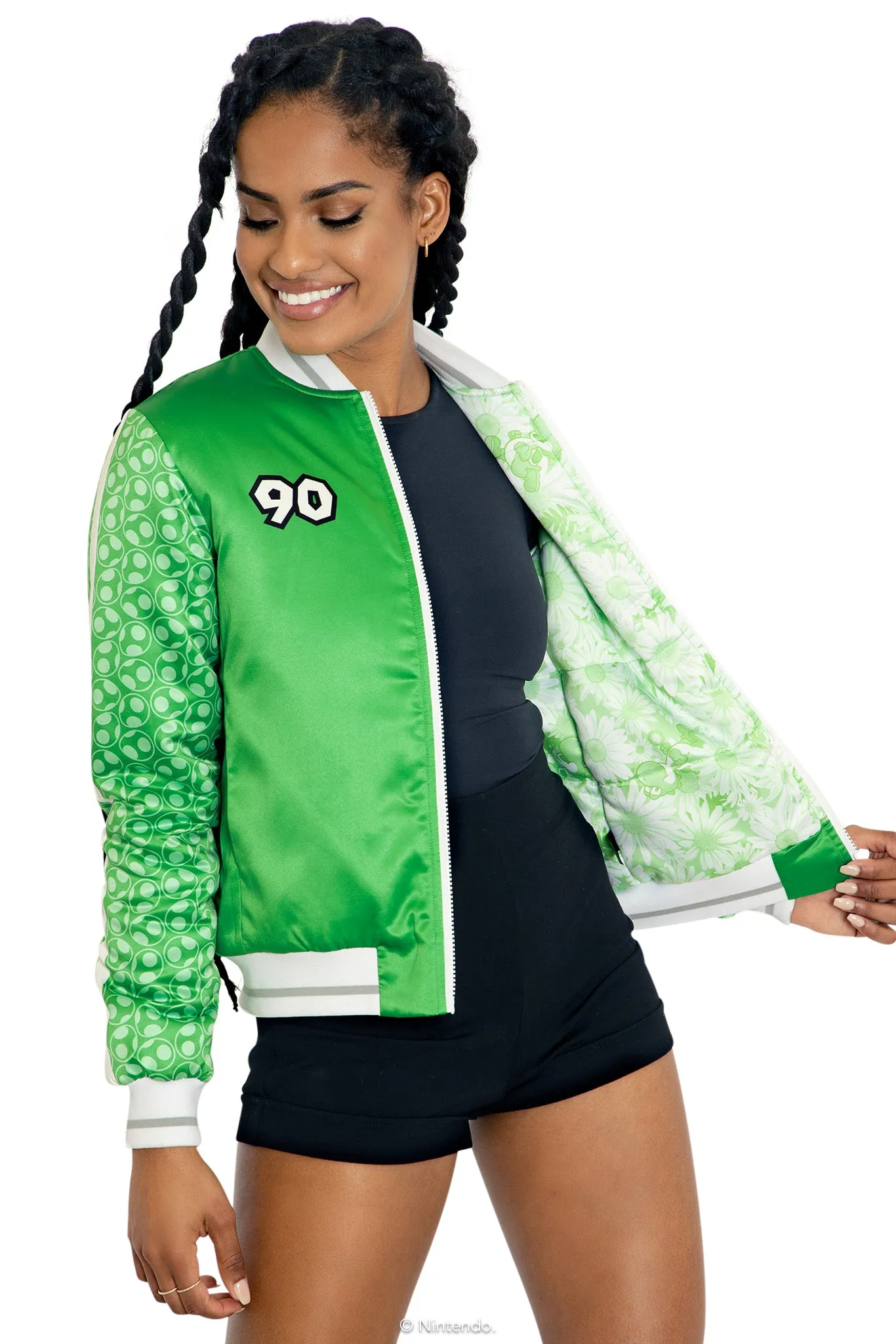 Yoshi Shiny Bomber Jacket