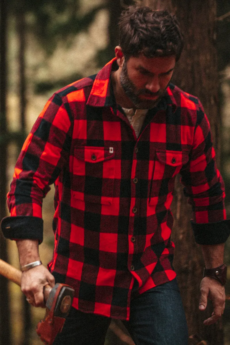 YUKON Flannel Field Shirt Red