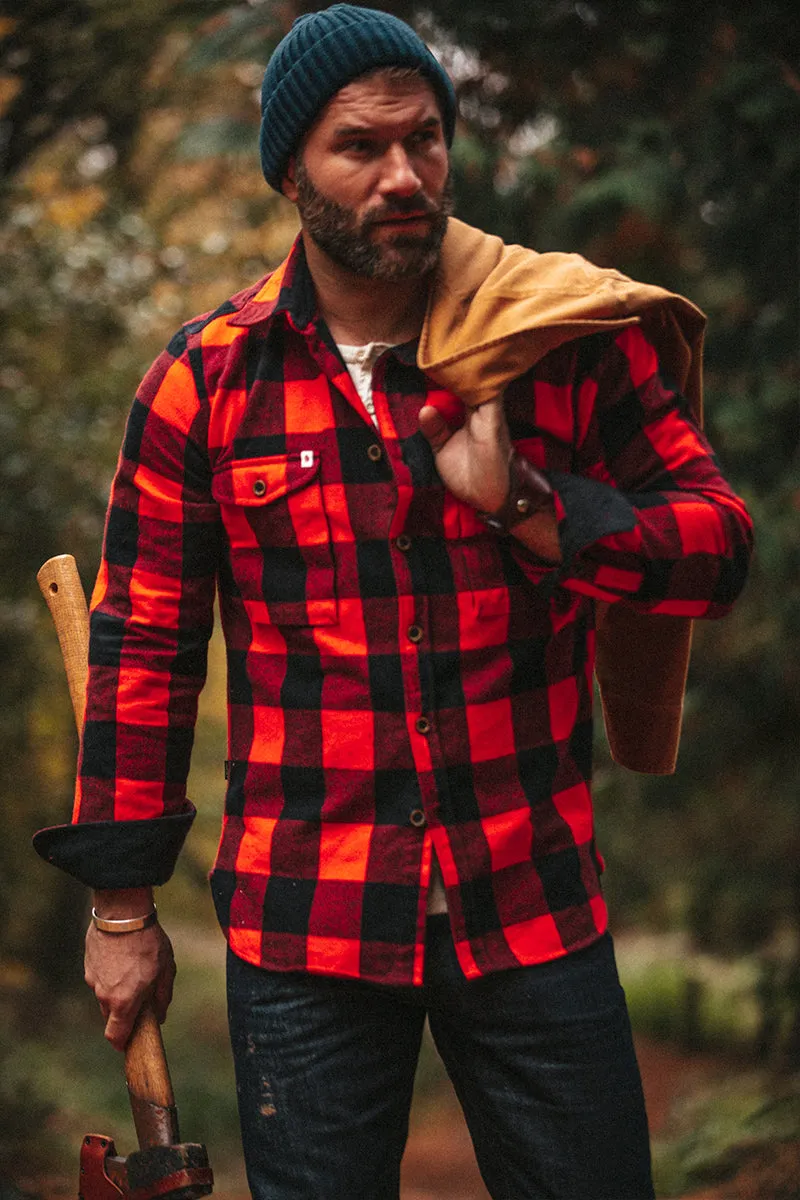 YUKON Flannel Field Shirt Red