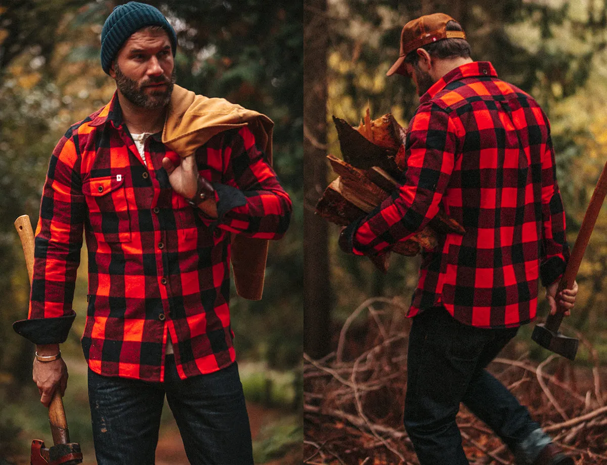 YUKON Flannel Field Shirt Red