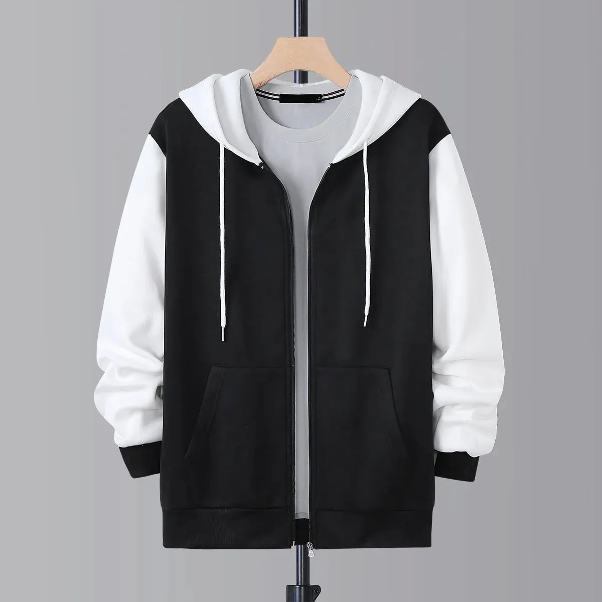 Zipper Hoodie Cardigan Men's Sports And Leisure Jacket