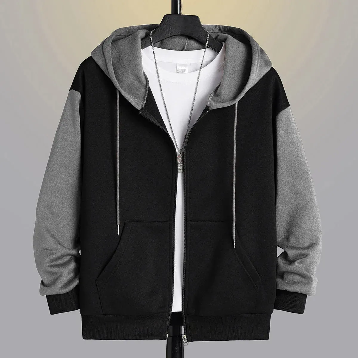 Zipper Hoodie Cardigan Men's Sports And Leisure Jacket